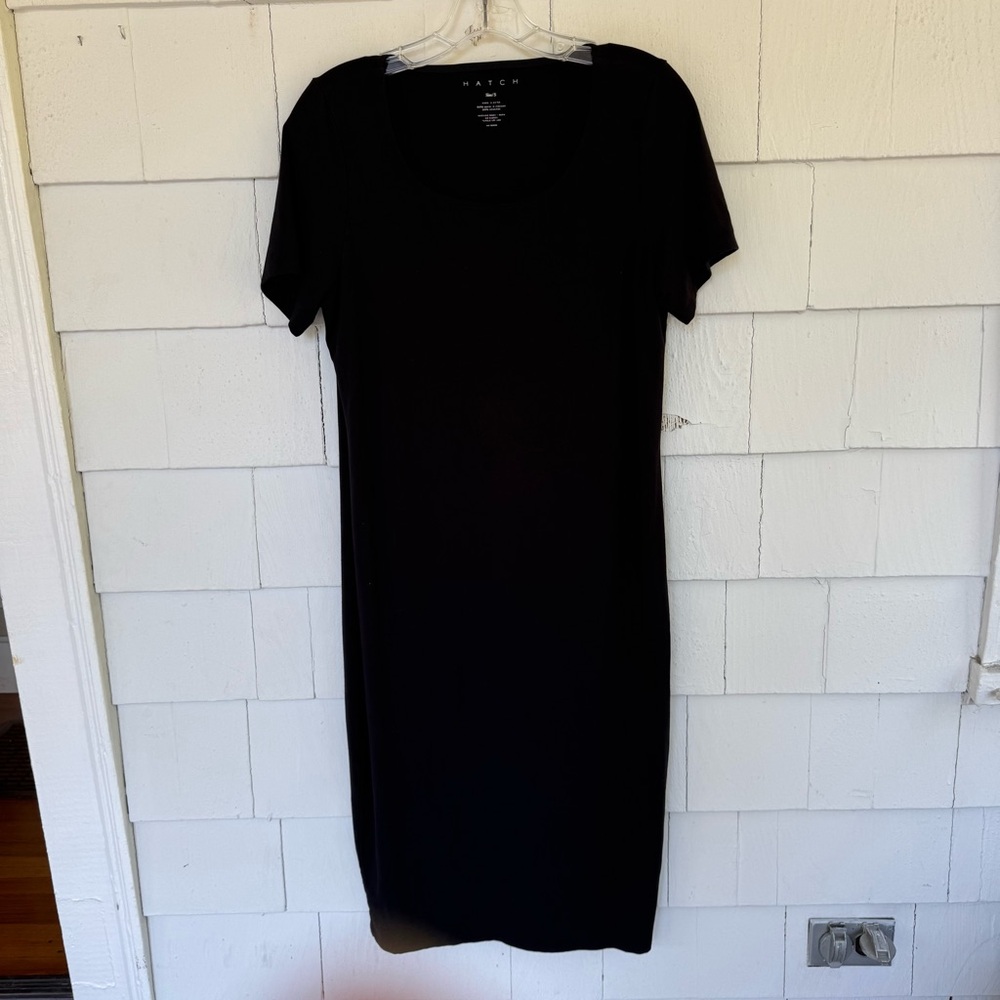 Hatch The Body Cap Sleeve Dress Black size Small - Picture 3 of 5
